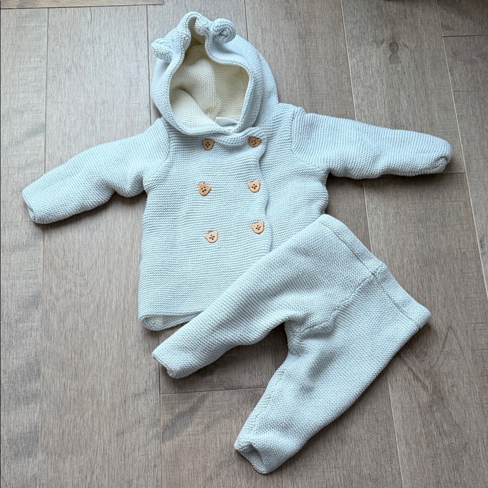 Nicole Miller Ivory Kids Knit Set